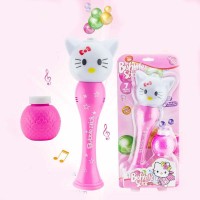 Cat shoot toys  Bubble wand  Light Up Bubbles Blower with LED Flashing Lights and Sounds bubble machine for Boys and Girls